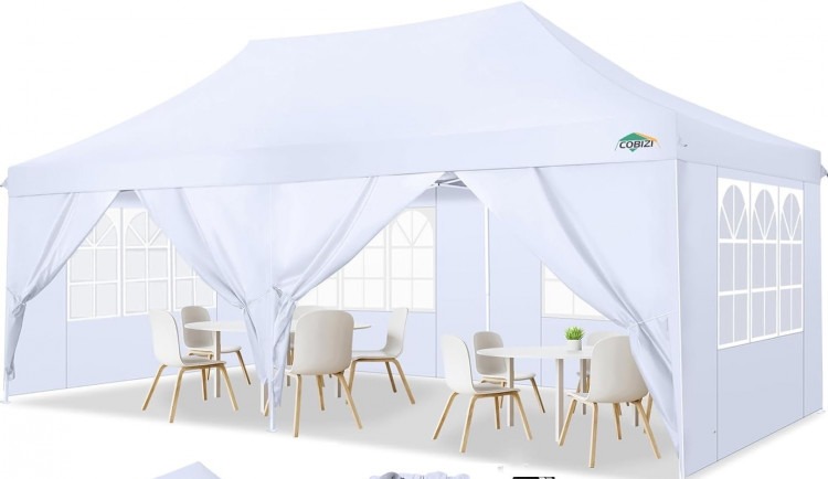 10x20 Pop Up Canopy Tent Rental